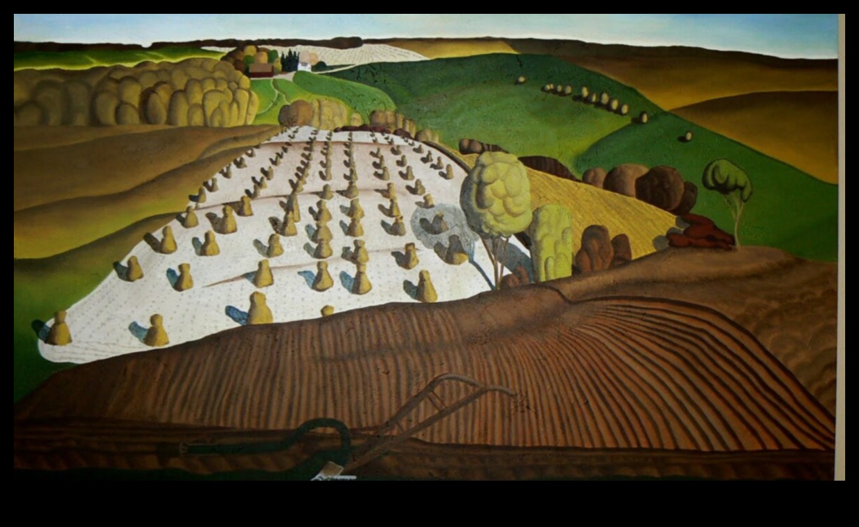 Reģionālisma starojums: Granta Vuda un Tomasa Hārta Bentona māksla