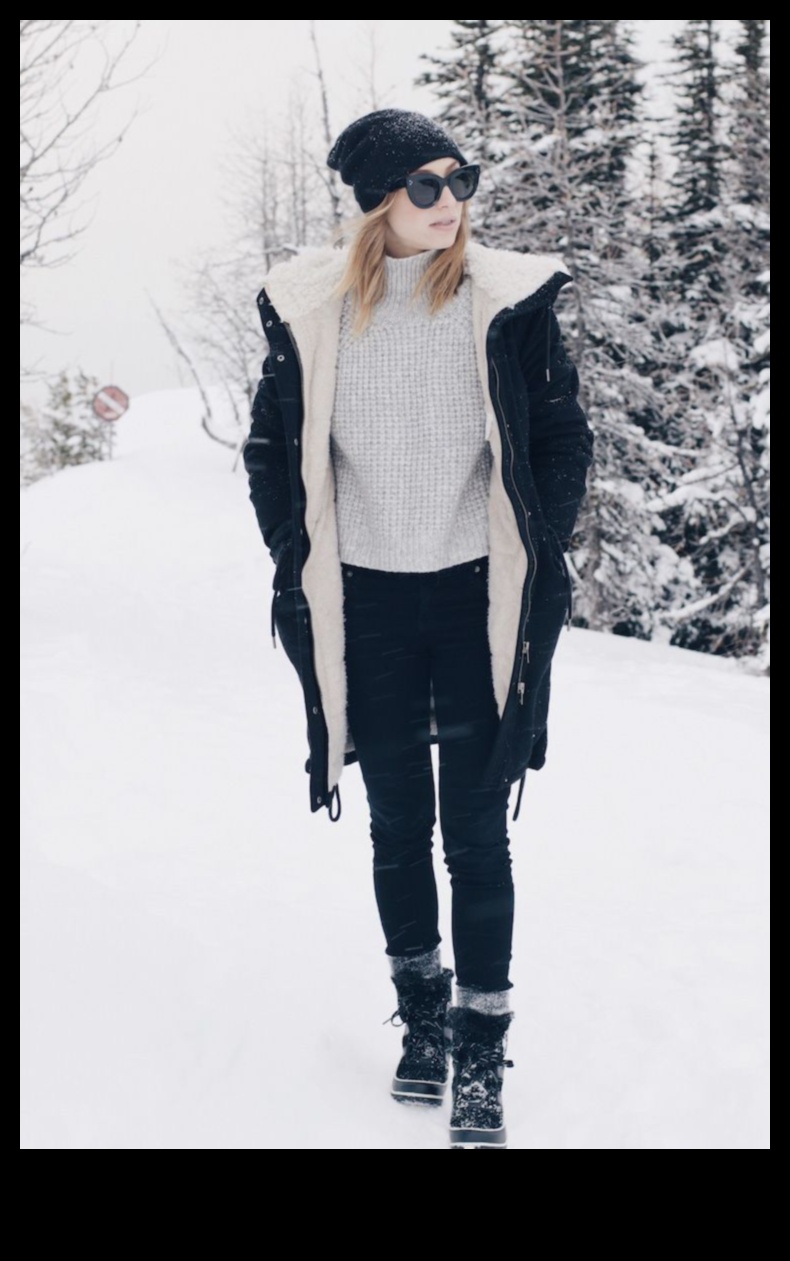 Ledainā intriga Palieciet stilīgi un silti šoziem ar šiem modernajiem tērpiem 3 Ledainā intriga: moderni ziemas tērpi aukstā laikā