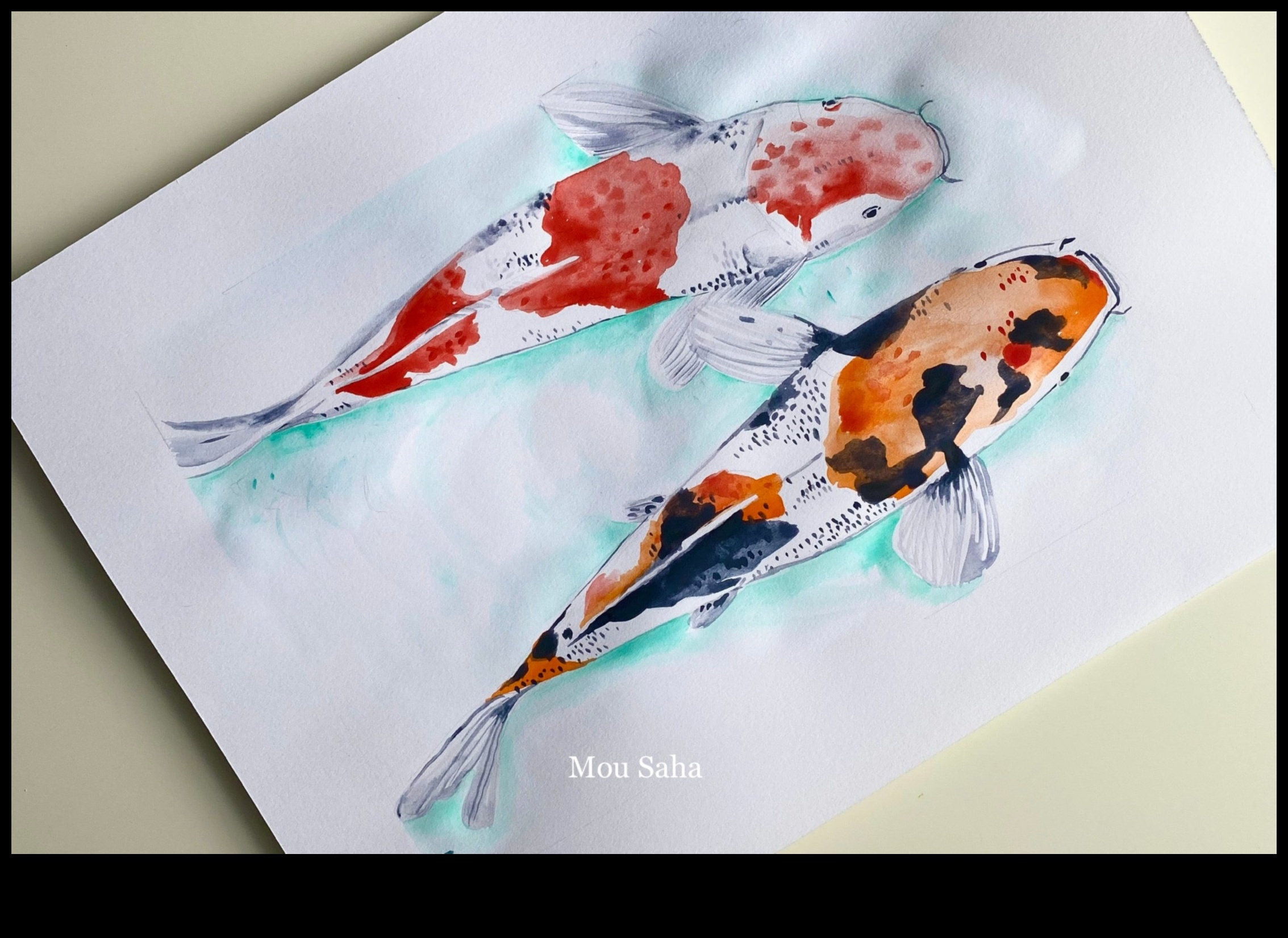 Aquatic Artistry: gleznošanas aktivitātes zivīm drošā ūdenī