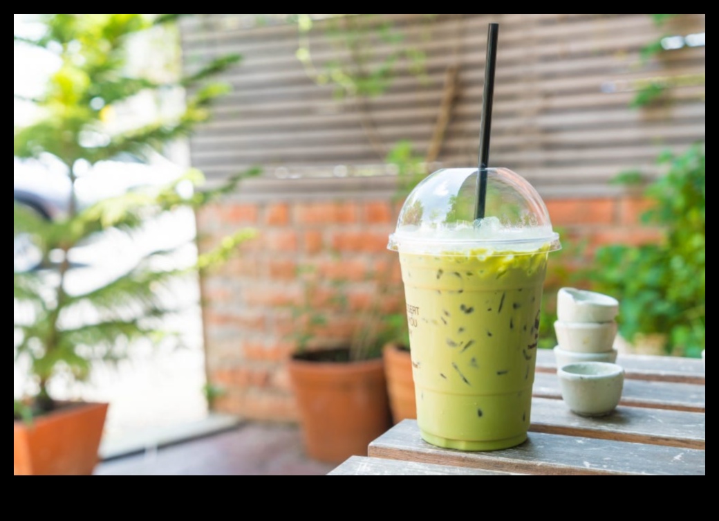 Rīta Zen: Sāciet savu dienu ar vēsu ledus zaļo tēju