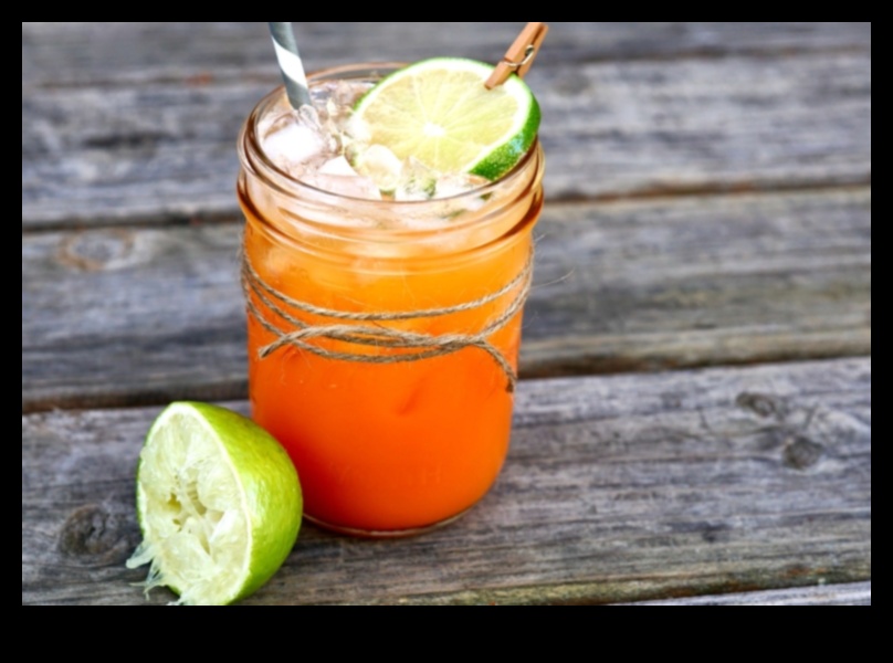 Burkānu-apelsīnu simfonija Salds un pikants dzēriens atsvaidzinošai vasaras dienai 4 Burkānu-apelsīnu simfonija: harmonizē garšas jūsu atsvaidzinošajā dzērienā