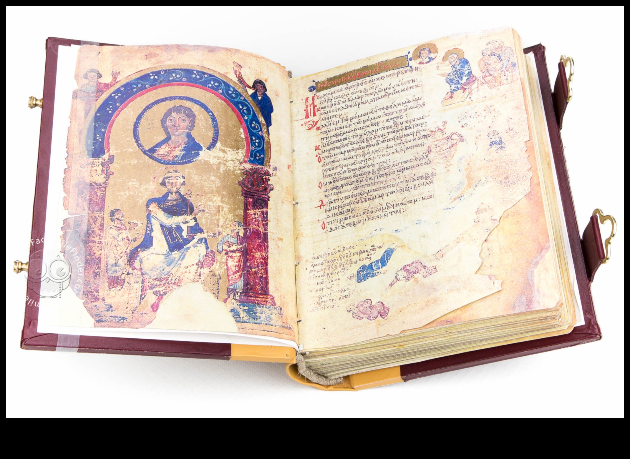 Hludova psalteris: Bizantijas manuskriptu apgaismojums