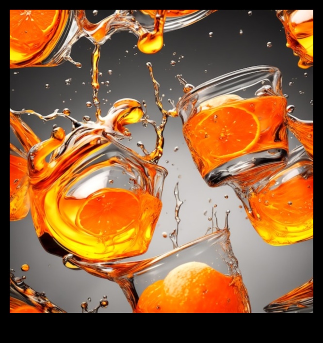 Burkānu-apelsīnu simfonija: bauda citrusaugļu eliksīru harmonisko sajaukumu