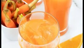 Burkānu-apelsīnu simfonija: harmonizē garšas jūsu atsvaidzinošajā dzērienā