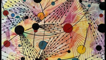 Ritmiskas rapsodijas: abstraktās mākslas līniju un krāsu deja